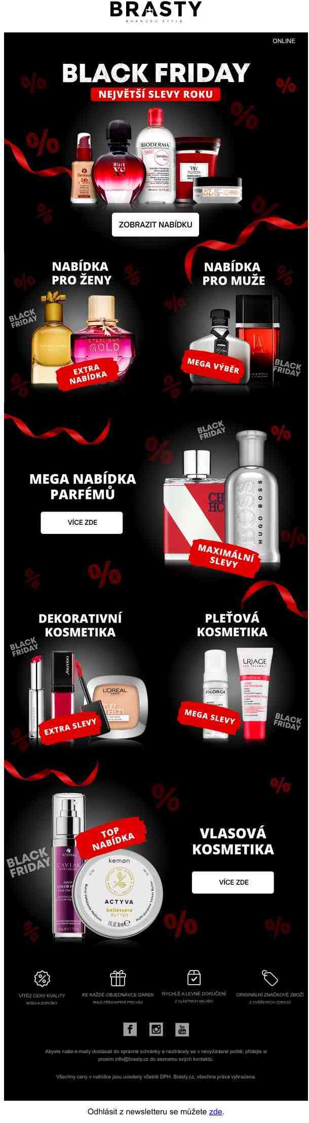 BLACK FRIDAY 📢 POUZE DNES nebo DO
 VYPRODÁNÍ