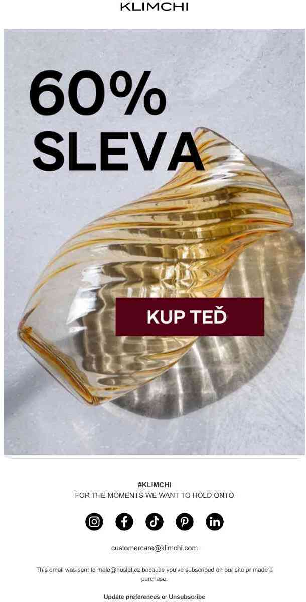 VÁZA S 60% SLEVOU  😍