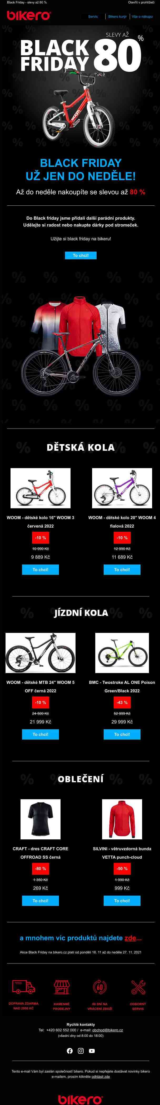 Už jen do neděle slevy až 80 %