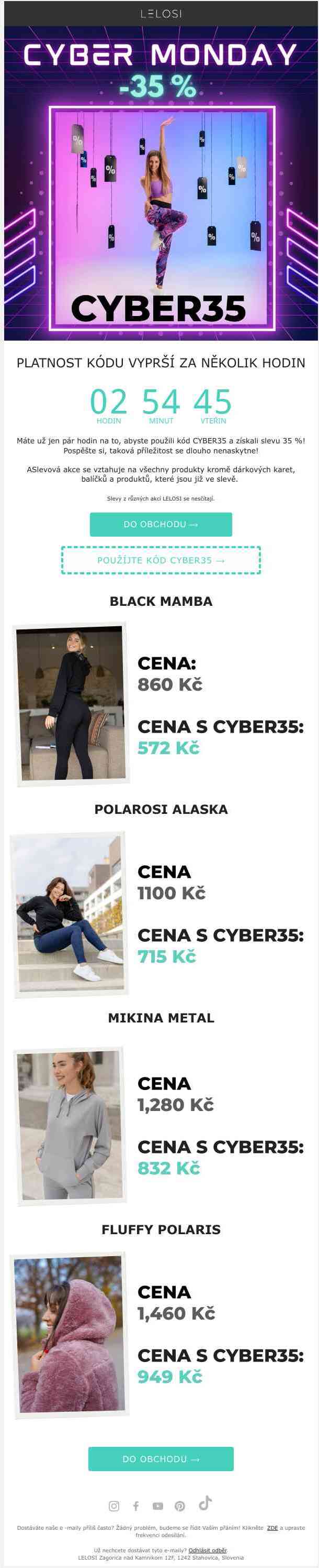 35% SLEVA s kódem CYBER35