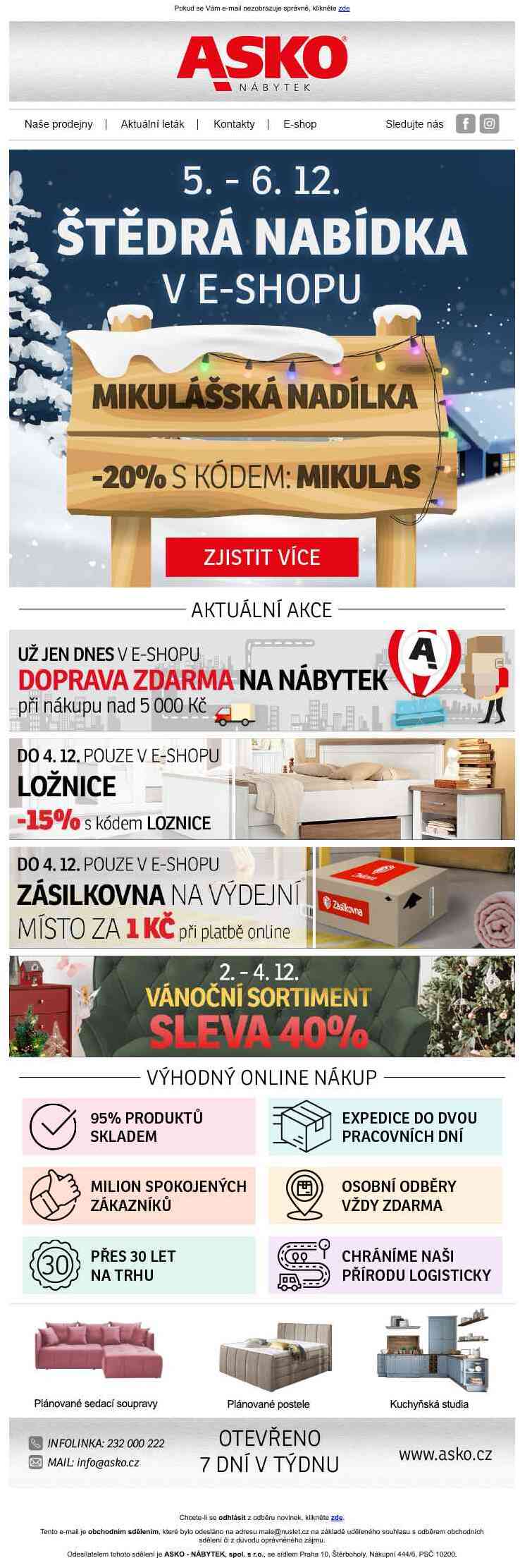 🎅 Mikulášská nadílka ▶ SLEVA 20 % s kódem MIKULAS