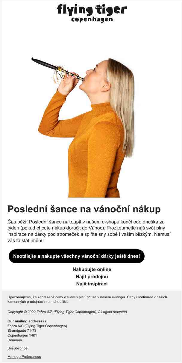 Končí už za
 týden! Poslední šance na
 vánoční nákup