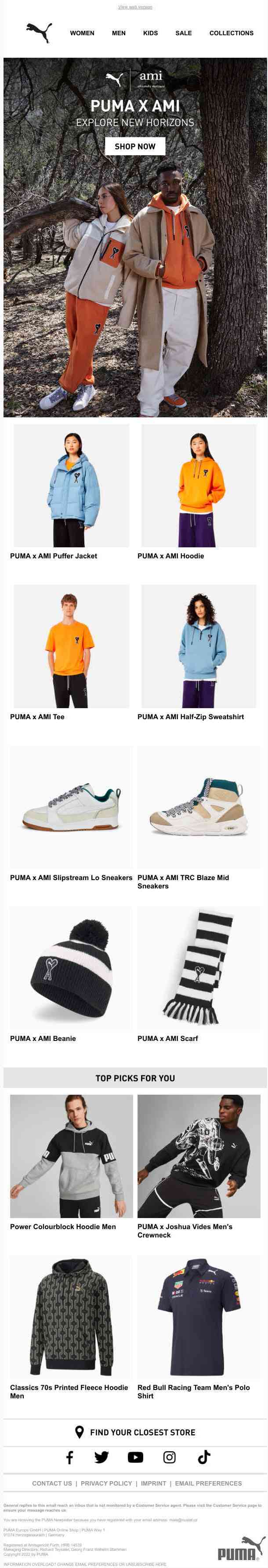 What’s New With PUMA x AMI