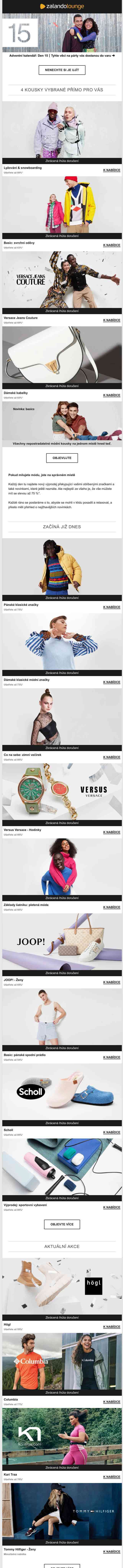 Versace Jeans Couture, Versus Versace a JOOP! ⎪ K novým nabídkám tudy 👉