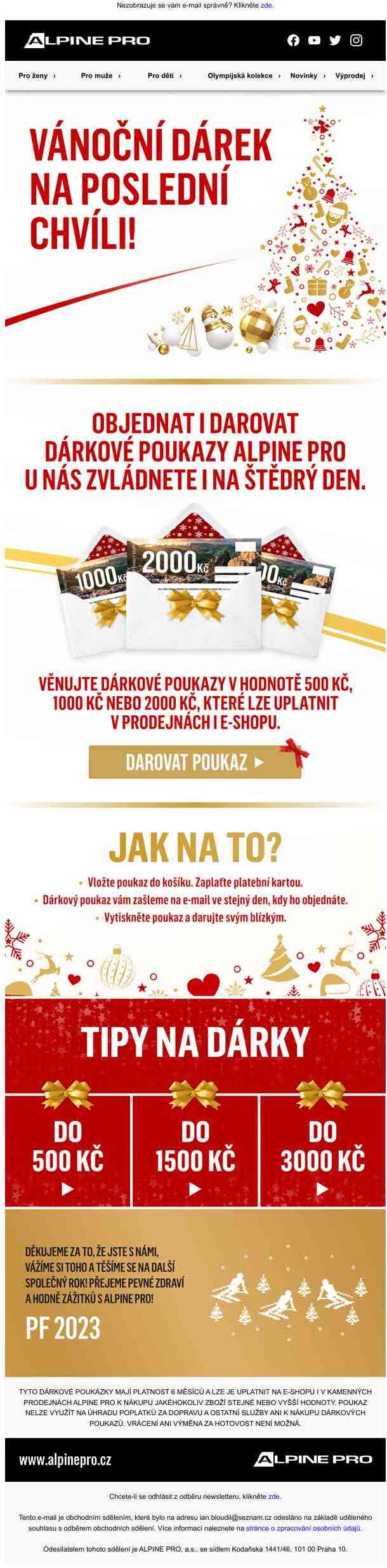 🎄 Vánoce se blíží! Dárek na poslední chvíli pro každého