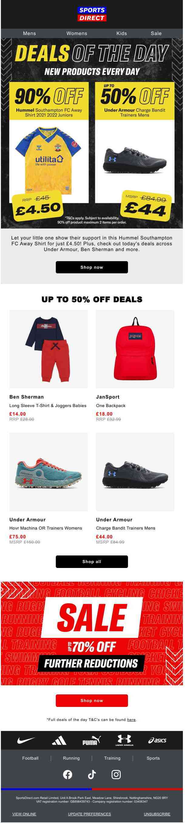 90% off Hummel inside 👀