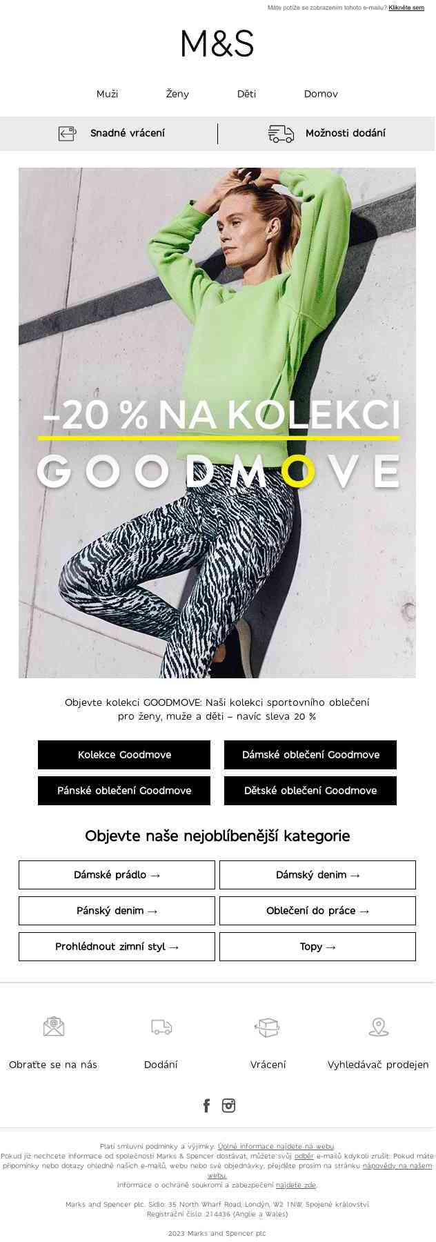 Je tu 20% sleva na kolekci Goodmove