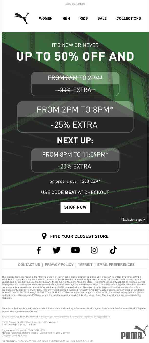 Now Up to 50% OFF + 25%*