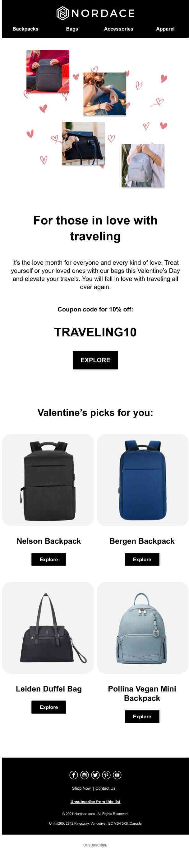 For those in love with traveling