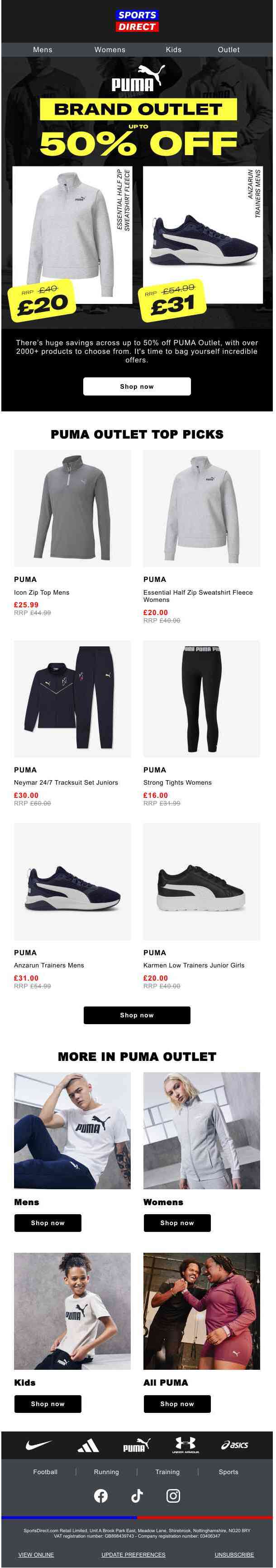 ⚠️ Alert: Up to 50% off PUMA ⚠️