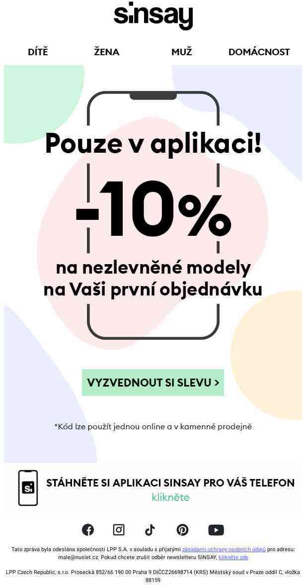 Použijte uvítací kód -10%👋