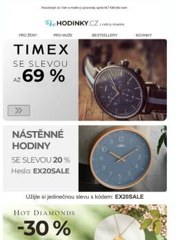 Hodinky TIMEX se slevou až 69 % >> Rychle, dokud ještě jsou!