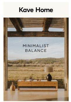 Minimalist balance in your home