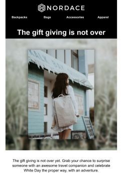 The gift giving is not over