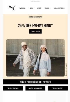 Get 25% OFF*