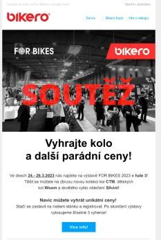 Vyhrajte kolo! Zastavte se za námi na For Bikes 2023!