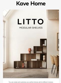 Presenting Litto, our modular shelves