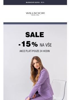 Blesková sleva 🌪️ pouze 24 hodin 💣 - 15 %