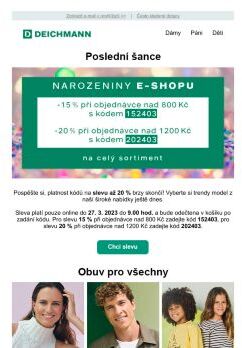 Nenechte si ujít slevu až 20 %!