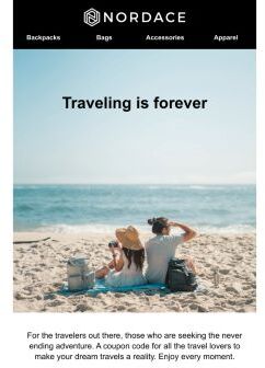 Traveling is forever