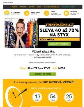 Čas běží... Sleva 40 až 72 %