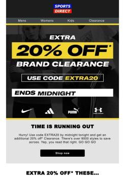 ENDS MIDNIGHT TONIGHT ⚠️ Extra 20% off Clearance