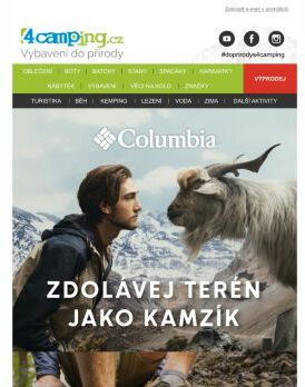 ➡ Columbia - zdolávej terén jako kamzík