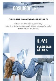 ⚡️FLASH SALE: až -40 % na Answear.LAB⚡️