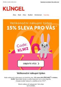 🐰 15% sleva na VŠECHNO