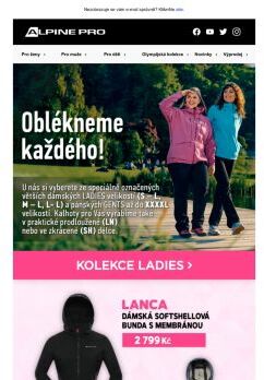 Oblékneme každého - velikosti až do XXXXL