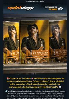 Knižní bestseller MOTÖRHEAD skladem! ♠️