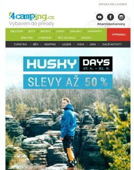 ➡ HUSKY DAYS - slevy až 50 % na vše od HUSKY