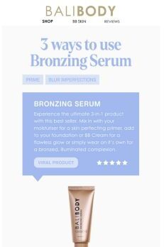 HOW TO: Bronzing Serum 🪄