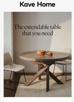 The extendable table that you need