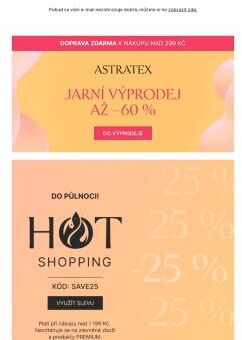 HOT🔥SHOPPING −25 % na VŠE a doprava zdarma!