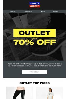 WOW 💥 up to 70% off Outlet