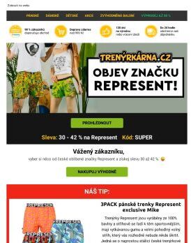 🥰 Represent až -42 %