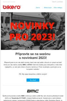 🚴 Novinky pro 2023 - BMC, EVOC❗