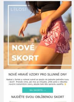 Nové modely skort jsou tady 🔊