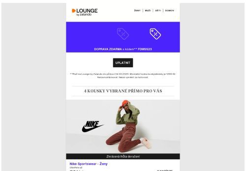 Doručení zdarma ➜  Nike Sportswear a Valentino Bags jsou dnes nejlepší nabídky Jarního výprodeje