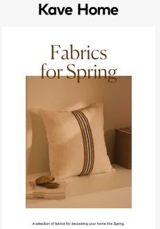 Fabrics for Spring