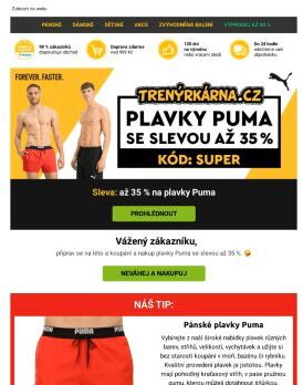 Puma plavky se slevou až 35 % 🤩