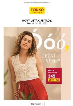 Nový leták je tady! Objevte nejnovější letní styly a ušetřete 20 % jako Takko VIP zákazník!