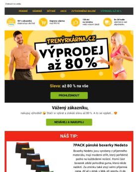 ❗ Prodlužujeme ❗ Slevy až 80 % na vše