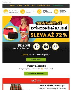 😍 Zvýhodněná balení až -72 % 😍