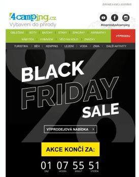 ➡ Velké finále - Black Friday končí