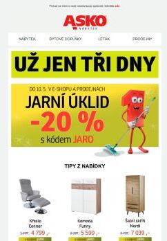 Už jen TŘI DNY sleva - 20 %!