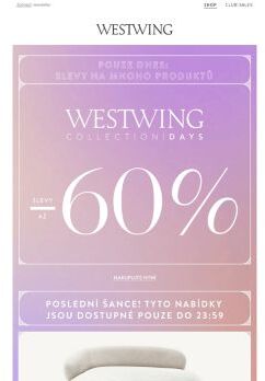 Pouze dnes až -60 %: Westwing Collection Days!