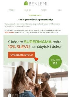 Maminky, poslední možnost 10 % SLEVY