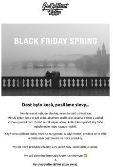 Black Friday Spring 🌸